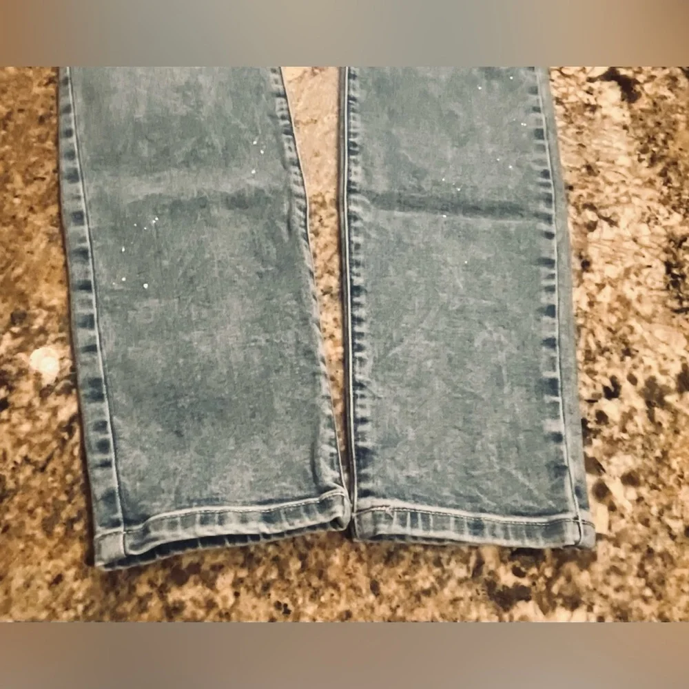 NWT Pacsun Stacked Skinny Paint Splatter Distressed Jeans